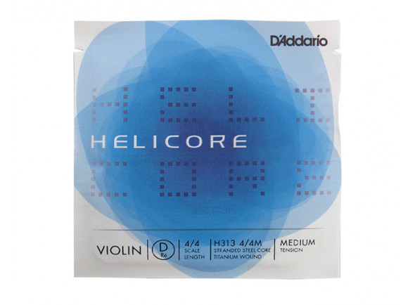 Daddario 4/4 Helicore H313 Medium D-Titanium wound steel core Daddario 4/4 Helicore H313 Medium D-Titanium wound steel core